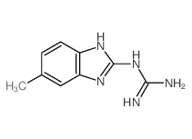 2-(5-methyl-3H-benzoimidazol-2-yl)guanidine结构式