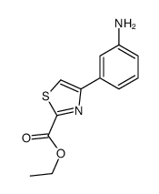 ethyl 4-(3-aminophenyl)-1,3-thiazole-2-carboxylate Structure