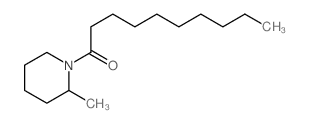 1-Decanone,1-(2-methyl-1-piperidinyl)- Structure