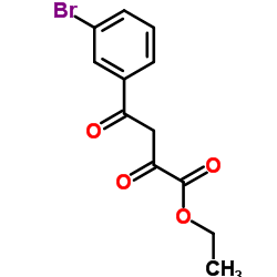 Ethyl 4-(3-bromophenyl)-2,4-dioxobutanoate结构式