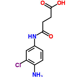 4-[(4-Amino-3-chlorophenyl)amino]-4-oxobutanoic acid Structure