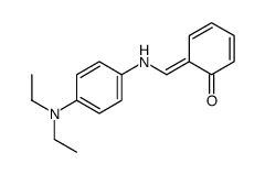 6-[[4-(diethylamino)anilino]methylidene]cyclohexa-2,4-dien-1-one Structure