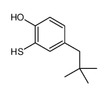 4-(2,2-dimethylpropyl)-2-sulfanylphenol Structure