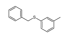 benzyl m-tolyl sulfide structure