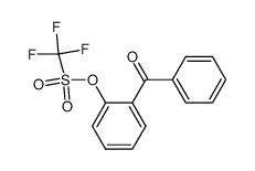 2-benzoylphenyl trifluoromethanesulfonate结构式