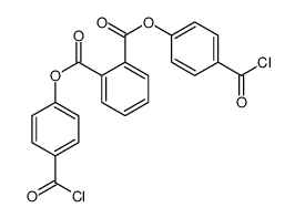 bis(4-carbonochloridoylphenyl) benzene-1,2-dicarboxylate Structure