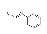 N-o-tolyl-acetimidoyl chloride Structure