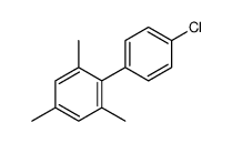 2-(4-chlorophenyl)-1,3,5-trimethylbenzene结构式