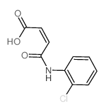 (Z)-3-[(2-chlorophenyl)carbamoyl]prop-2-enoic acid structure