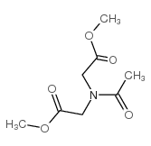 Glycine,N-acetyl-N-(2-methoxy-2-oxoethyl)-, methyl ester structure