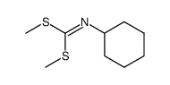 N-cyclohexyl carbonimidodithioic acid dimethyl ester Structure