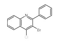 3-bromo-4-chloro-2-phenyl-quinoline结构式