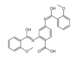 2,4-bis[(2-methoxybenzoyl)amino]benzoic acid结构式