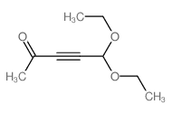 5,5-DIETHOXY-3-PENTYN-2-ONE Structure