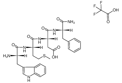 TFA*Trp-Met-Asp-Phe-NH2 Structure