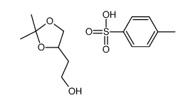 2-(2,2-dimethyl-1,3-dioxolan-4-yl)ethanol,4-methylbenzenesulfonic acid Structure