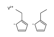 BIS(ETHYLCYCLOPENTADIENYL)VANADIUM Structure