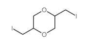 1,4-Dioxane,2,5-bis(iodomethyl)-, (2R,5S)-rel- Structure