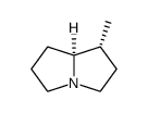 (1R,8S)-1-methylhexahydro-1H-pyrrolizine Structure