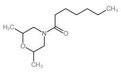 1-(2,6-dimethylmorpholin-4-yl)heptan-1-one结构式