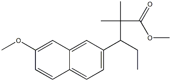 β-Ethyl-7-methoxy-α,α-dimethyl-2-naphthalenepropionic acid methyl ester picture