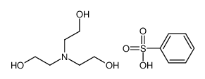 benzenesulphonic acid, compound with 2,2',2''-nitrilotriethanol (1:1)结构式