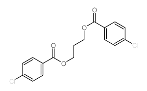 Trimethylene glycol di-p-chlorobenzoate结构式