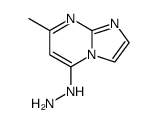 5-hydrazino-7-methyl-imidazo[1,2-a]pyrimidine结构式