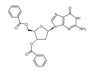 3',5'-di-O-benzoyl-2'-deoxyguanosine结构式