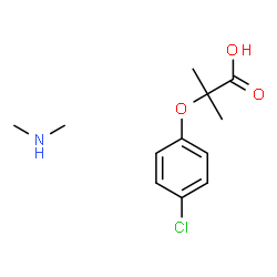 dimethylammonium 2-(4-chlorophenoxy)-2-methylpropionate结构式