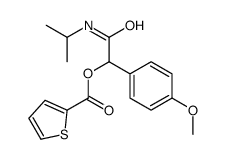 2-Thiophenecarboxylicacid,1-(4-methoxyphenyl)-2-[(1-methylethyl)amino]-2-oxoethylester(9CI) picture