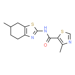 5-Thiazolecarboxamide,4-methyl-N-(4,5,6,7-tetrahydro-6-methyl-2-benzothiazolyl)-(9CI)结构式
