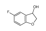 5-Fluoro-2,3-dihydro-1-benzofuran-3-ol Structure