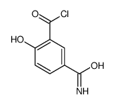 Benzoyl chloride, 5-(aminocarbonyl)-2-hydroxy- (9CI) picture