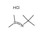 N-tert-butyl-1,1-dimethyl-l4-sulfanimine hydrochloride结构式