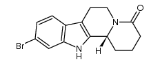 (12bR)-10-bromo-1,2,3,4,6,7,12,12b-octahydropyrido[2,1-a]-β-carbolin-4-one Structure