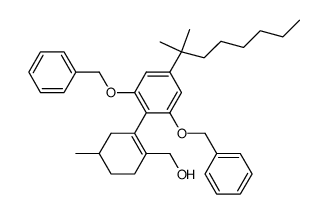 2-(2-Hydroxymethyl-5-methyl-1-cyclohexenyl)-5-(1,1-dimethylheptyl)-dibenzylresorcin Structure