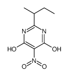 2-butan-2-yl-4-hydroxy-5-nitro-1H-pyrimidin-6-one结构式