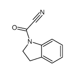 2,3-dihydroindole-1-carbonyl cyanide结构式