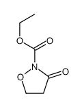 ethyl 3-oxo-1,2-oxazolidine-2-carboxylate结构式