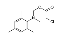 (N,2,4,6-tetramethylanilino)methyl 2-chloroacetate Structure