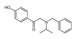 2-[benzyl(propan-2-yl)amino]-1-(4-hydroxyphenyl)ethanone Structure