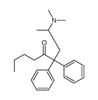 2-(dimethylamino)-4,4-diphenylnonan-5-one结构式