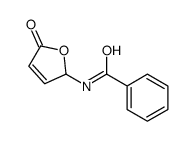 N-(5-oxo-2H-furan-2-yl)benzamide结构式