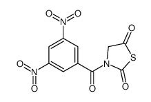 3-(3,5-dinitrobenzoyl)-1,3-thiazolidine-2,5-dione结构式