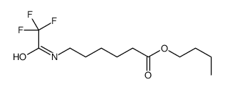 butyl 6-[(2,2,2-trifluoroacetyl)amino]hexanoate Structure