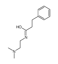 N-[2-(dimethylamino)ethyl]-3-phenylpropanamide结构式