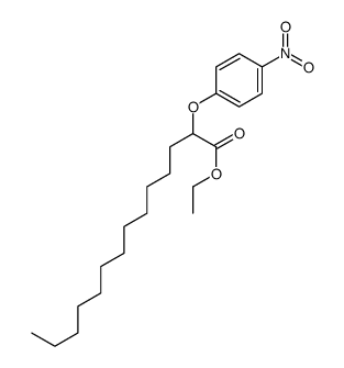 ethyl 2-(4-nitrophenoxy)tetradecanoate结构式