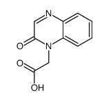 2-(2-OXOQUINOXALIN-1(2H)-YL)ACETIC ACID Structure