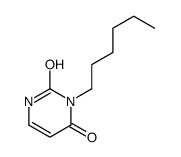 3-hexyl-1H-pyrimidine-2,4-dione Structure